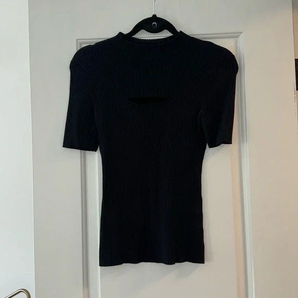 Maje cut out ribbed top - Picture 4 of 8